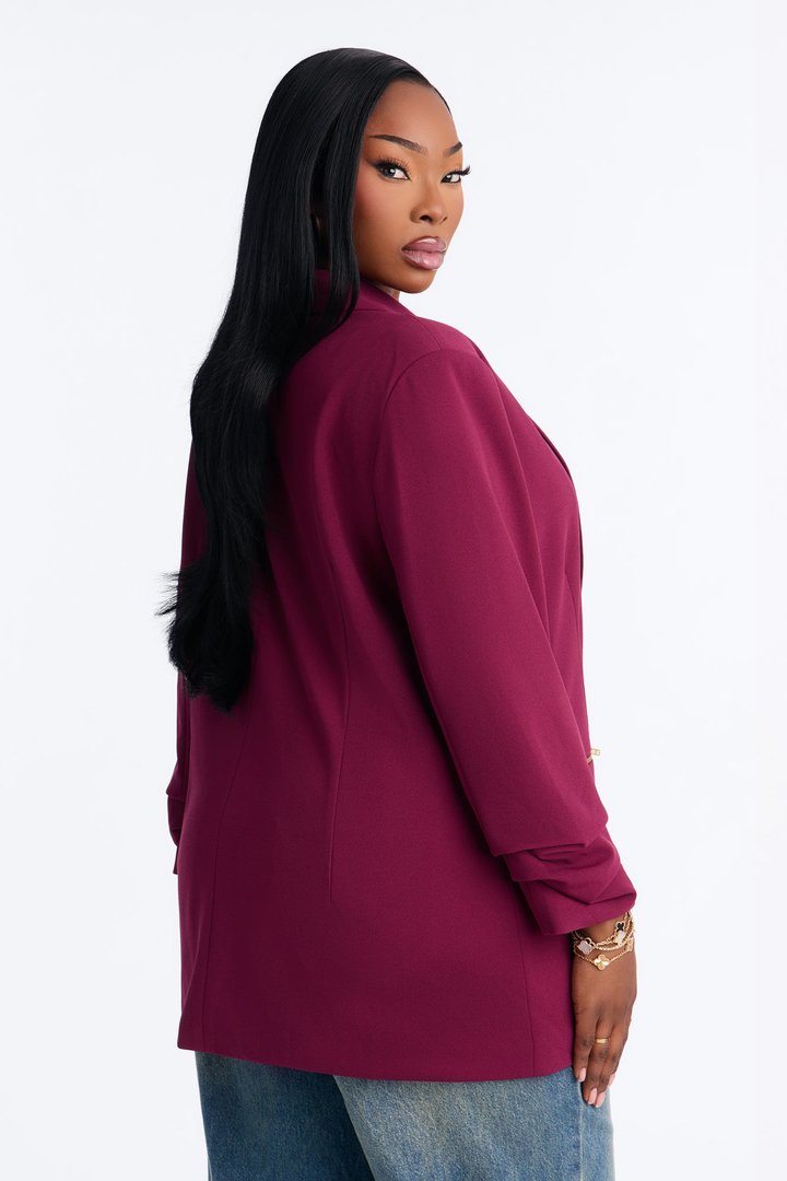 Bethany Blazer - Burgundy