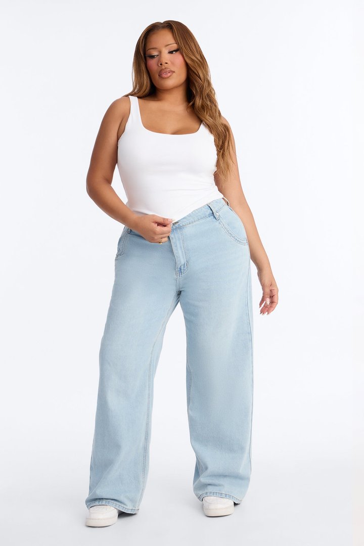 Denise Double Lined Tank - White