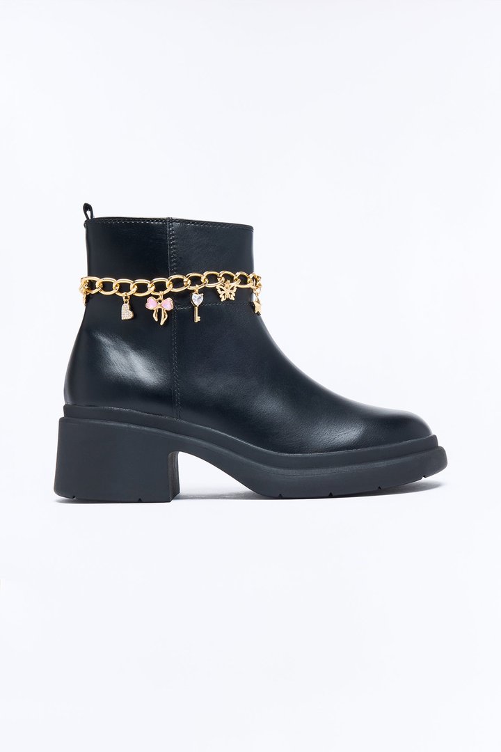 Mini Steve Madden Jramira Charm Boot - Black