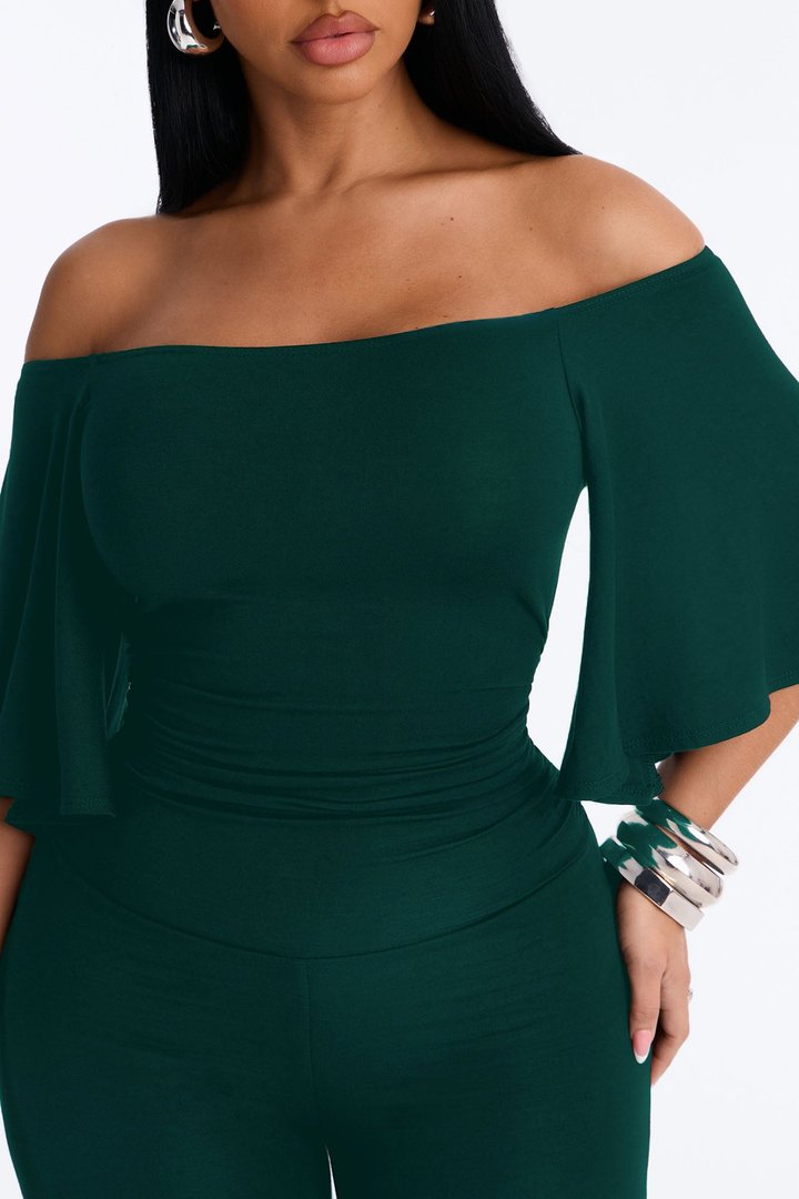 Effortless By Definition Jumpsuit - Hunter