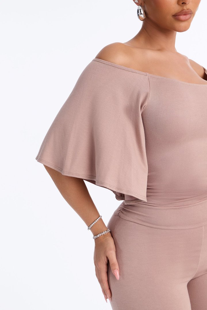 Effortless By Definition Jumpsuit - Mocha