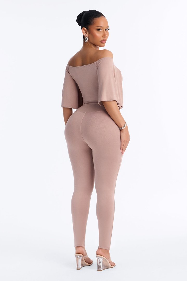Effortless By Definition Jumpsuit - Mocha