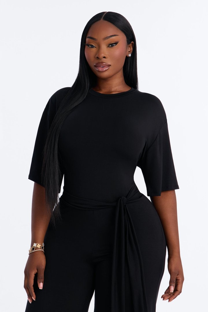 Larissa Gaucho Jumpsuit - Black