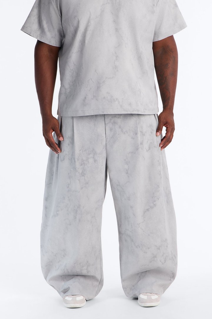 Modern Envoy Baggy Pleated Pant - Grey