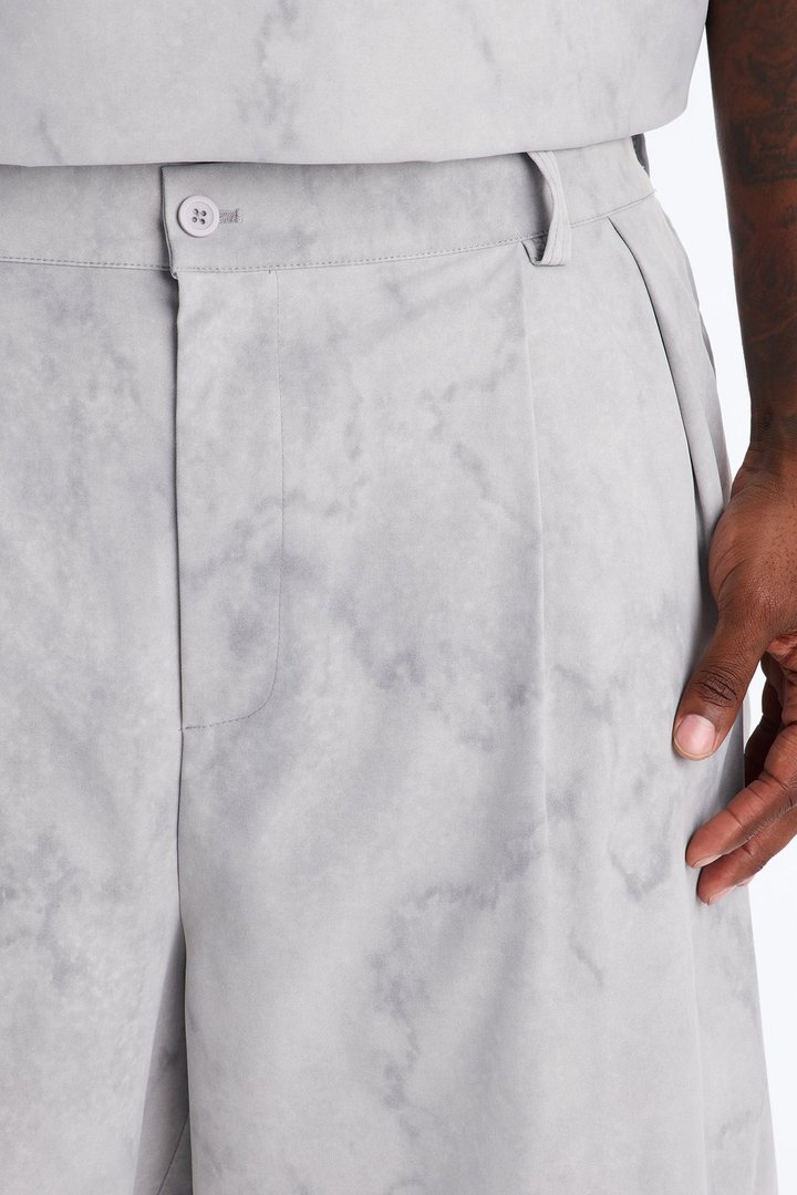 Modern Envoy Baggy Pleated Pant - Grey