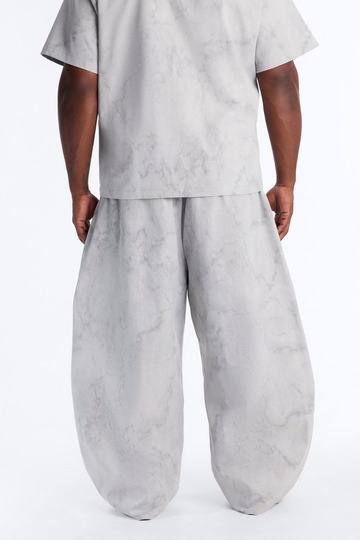 Modern Envoy Baggy Pleated Pant - Grey