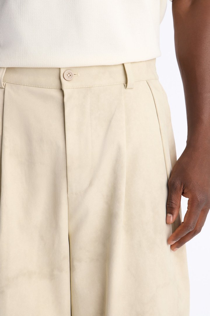 Modern Envoy Baggy Pleated Pant - Tan