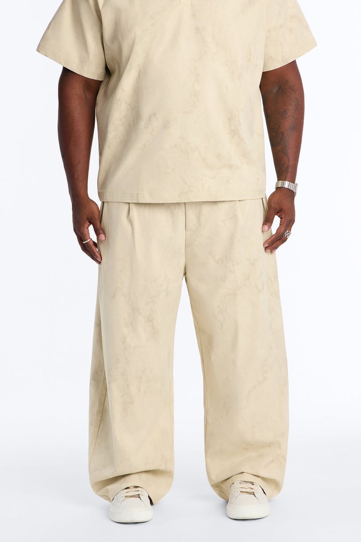Modern Envoy Baggy Pleated Pant - Tan