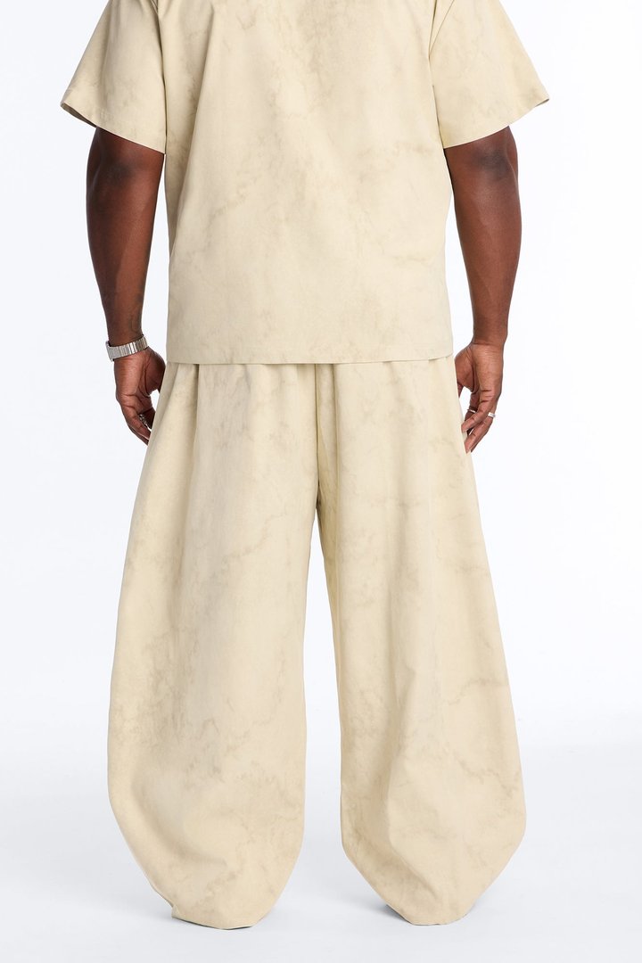 Modern Envoy Baggy Pleated Pant - Tan