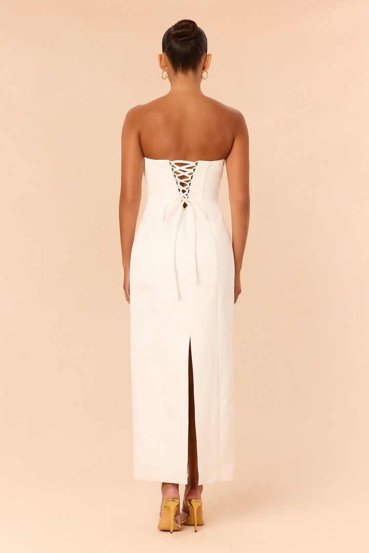 Sweet Talk Embroidered Maxi Dress - White/combo
