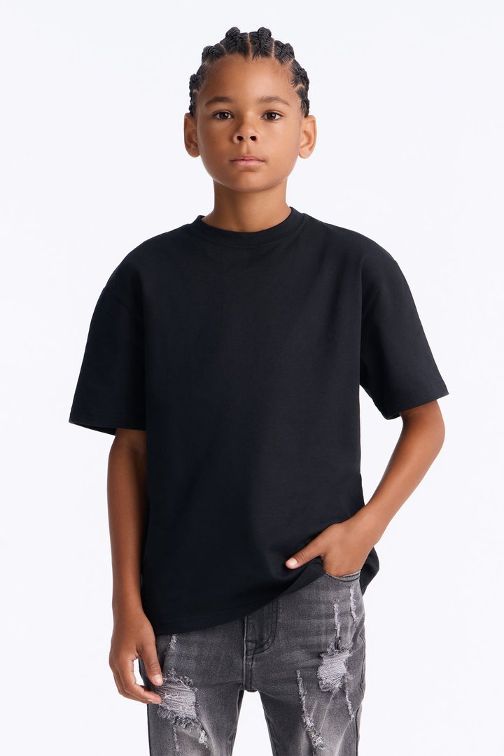 Mini Oversized Heavyweight Tee 240GSM - Black