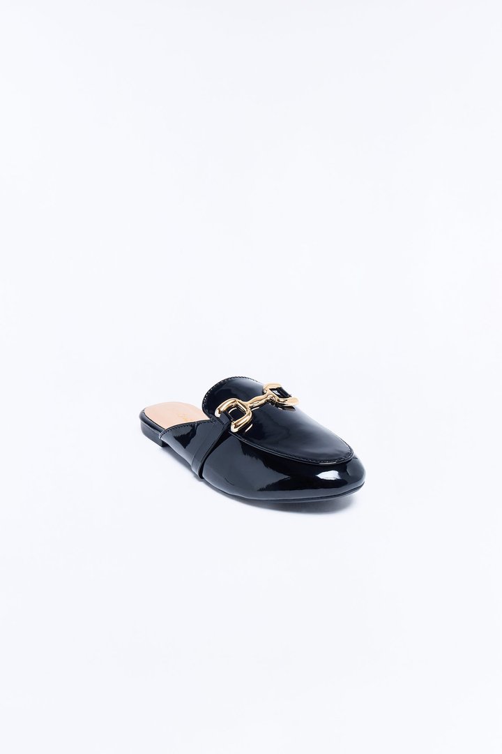 Kaio Hardware Slip On Loafers - Black