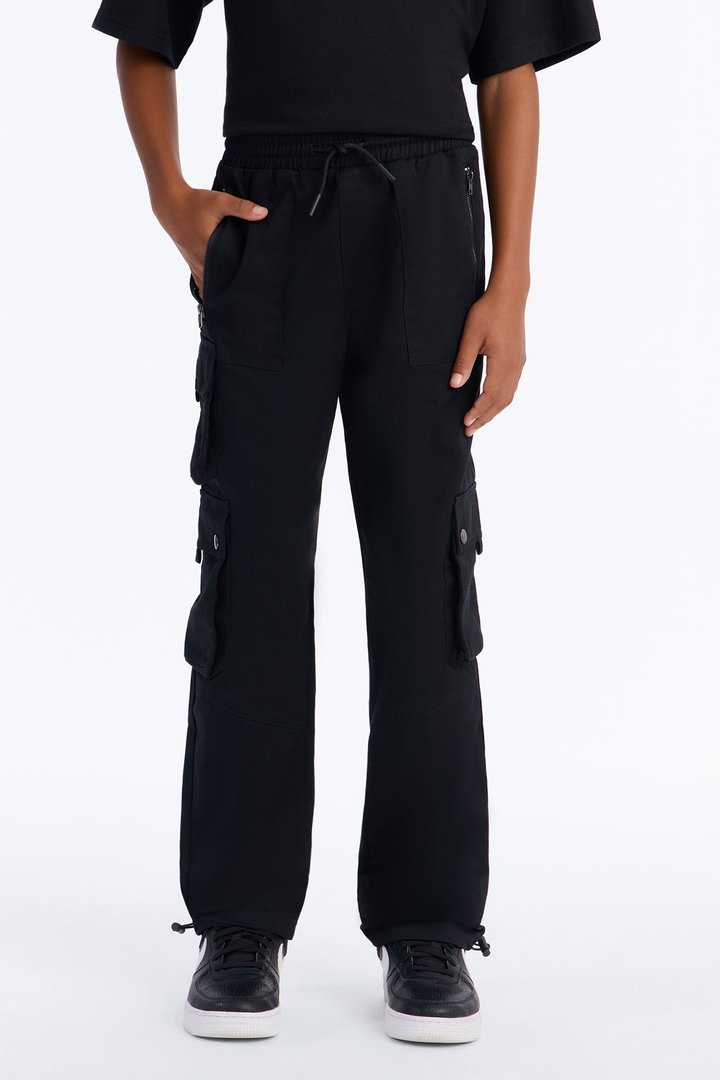 Mini Roaming Twill Cargo Pants - Black