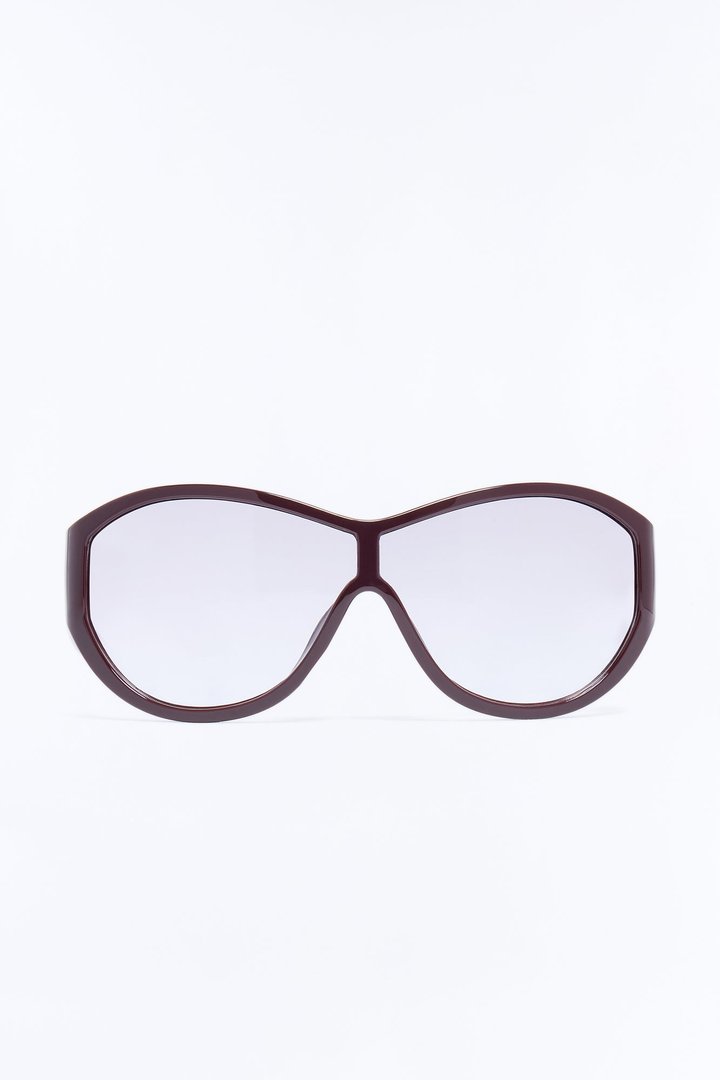 Always On The Look Out Sunglasses - Burgundy