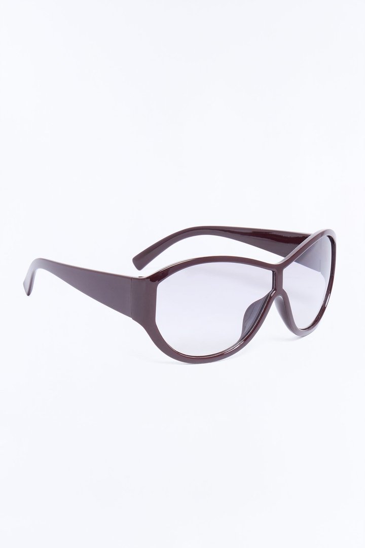 Always On The Look Out Sunglasses - Burgundy