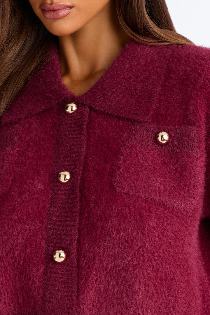 Early Sunsets Sweater - Burgundy