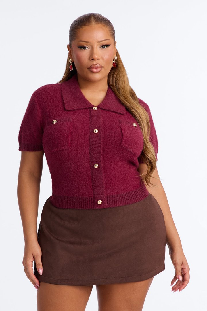 Early Sunsets Sweater - Burgundy