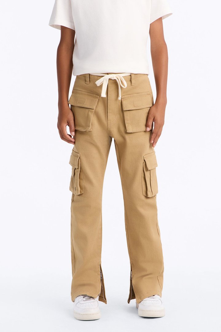 Mini Hunter Slim Cargo Pants - Khaki