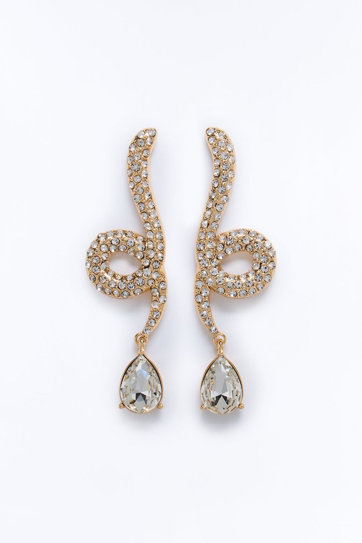 Better Off Alone Drop Earrings - Gold