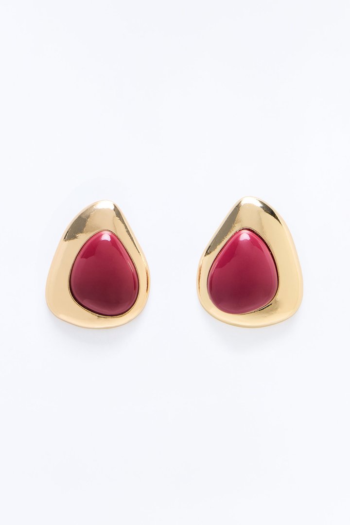 Sahara Sunset Stud Earrings - Gold/combo