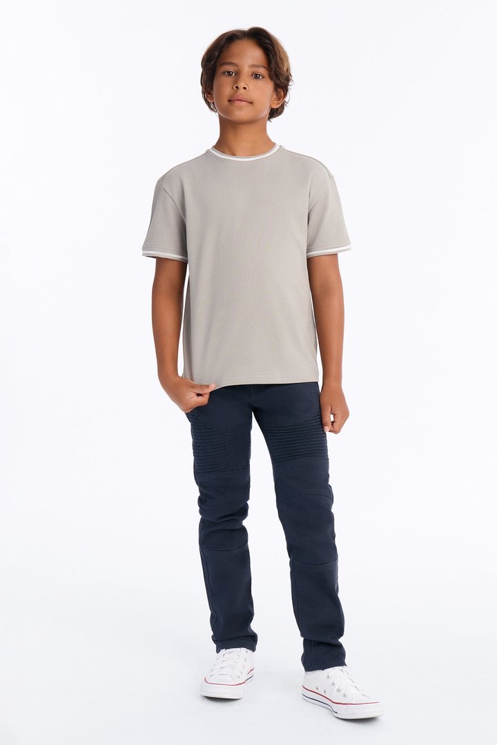 Mini Jaxon Short Sleeve Tee - Grey