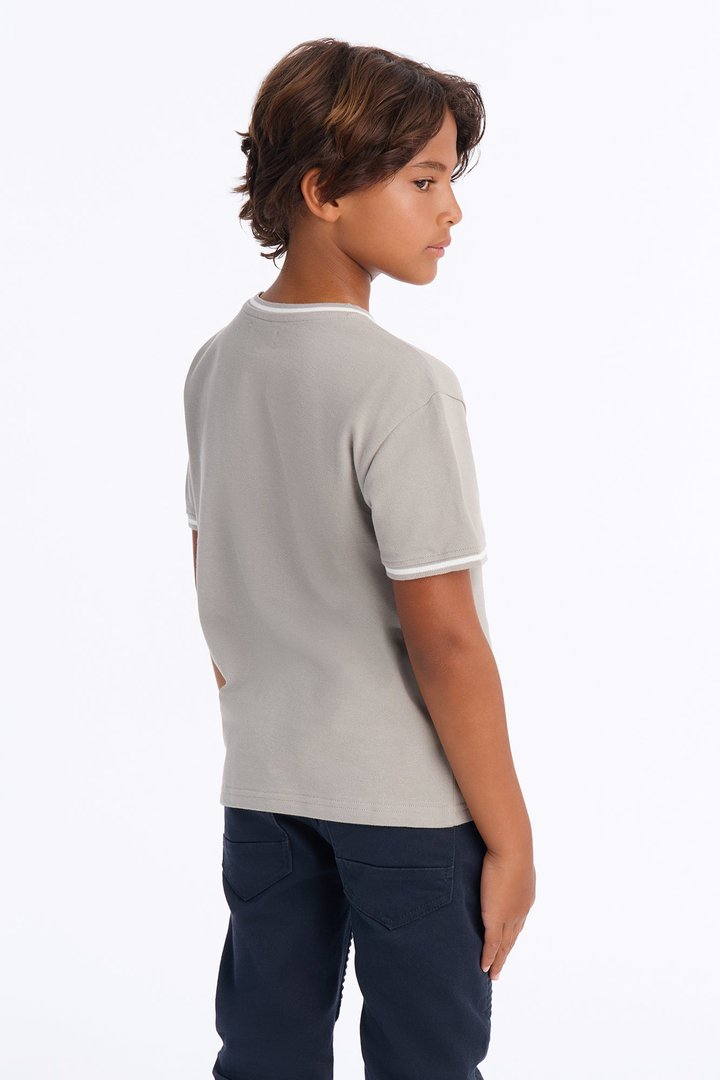 Mini Jaxon Short Sleeve Tee - Grey