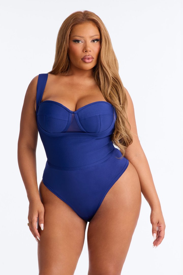 My Revenge Bandage Bodysuit - Navy