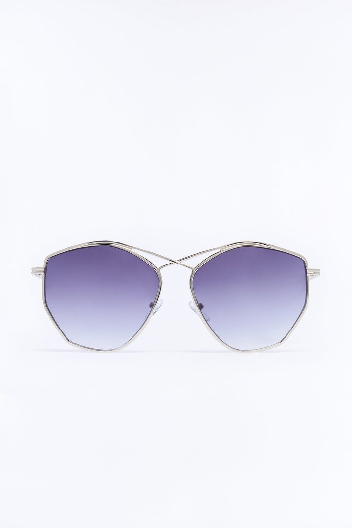I'll Make It Sunglasses - Silver/Black