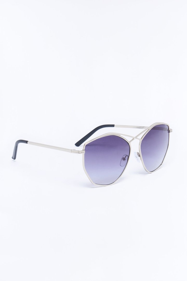 I'll Make It Sunglasses - Silver/Black