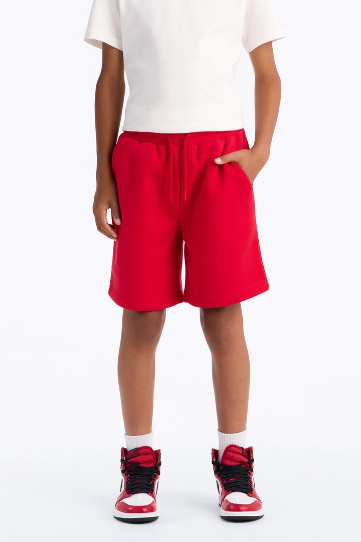 Mini Tyson Sweatshort - Red