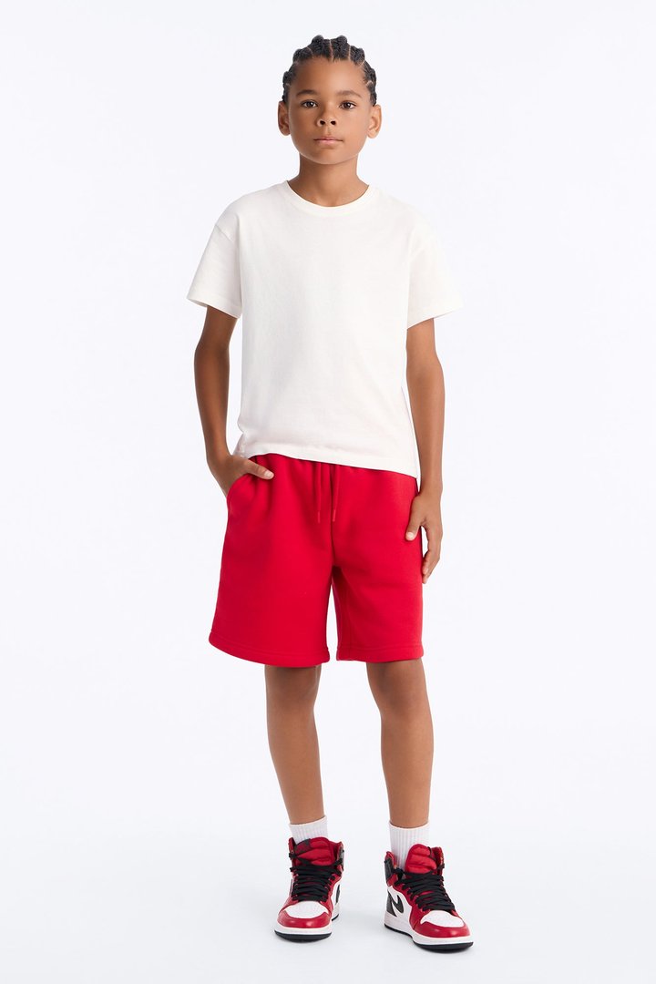 Mini Tyson Sweatshort - Red
