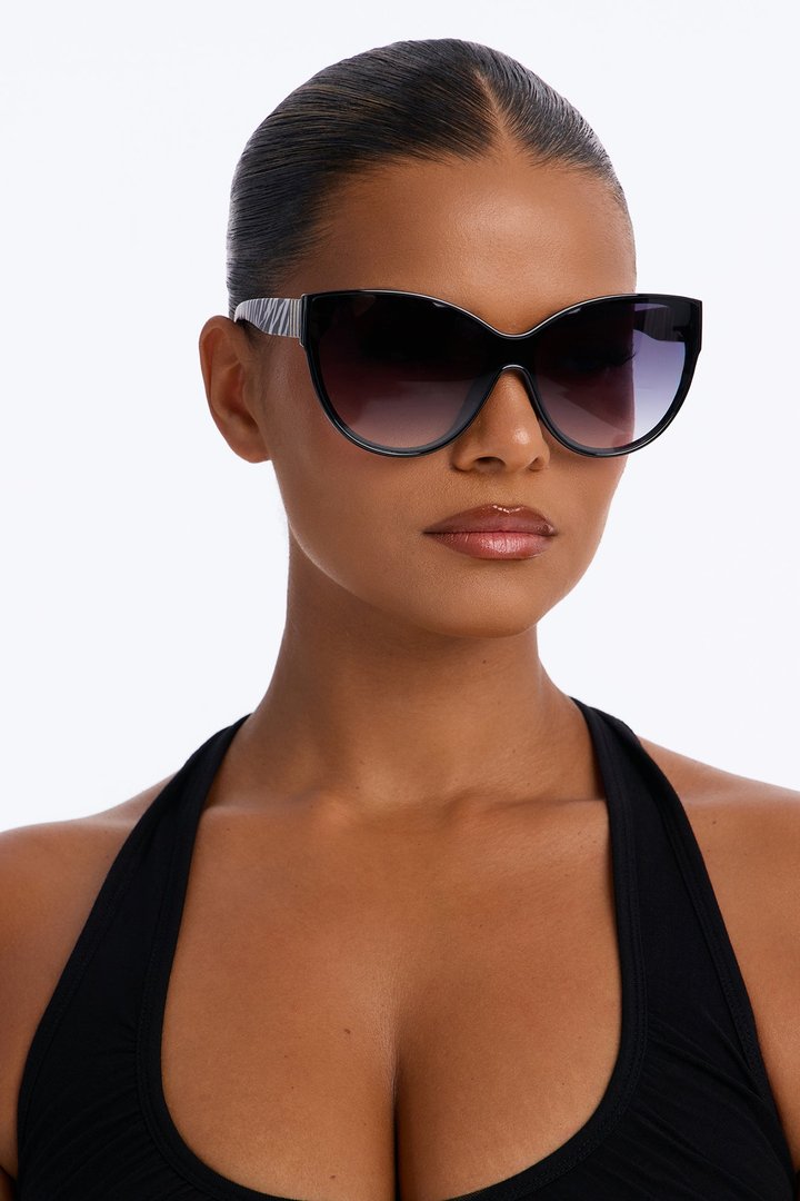 Best Of Time Sunglasses - Black/White