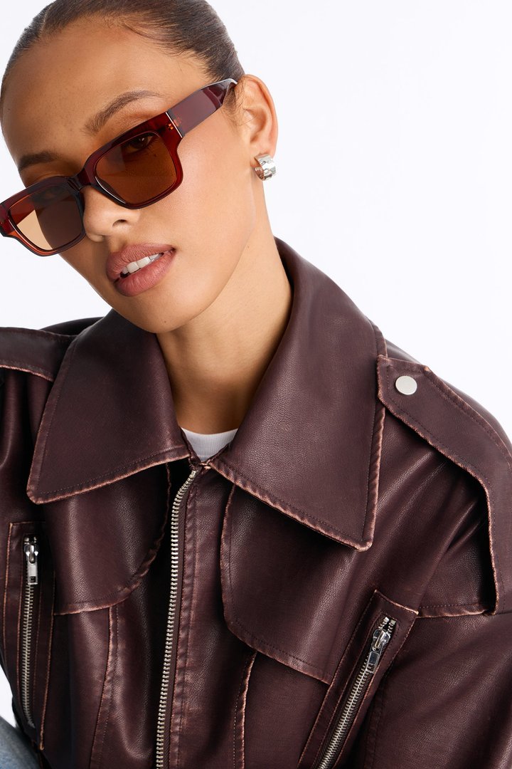 Mocha Latte Sunglasses - Brown