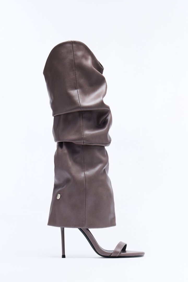 Street Muse Overlay Boots - Taupe