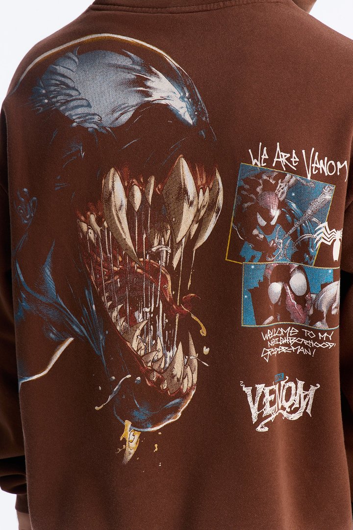 Marvel Venom Returns Hoodie - Chocolate