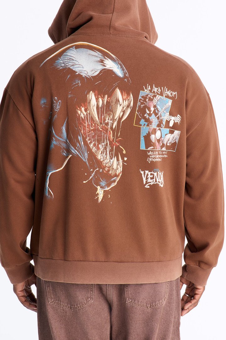 Marvel Venom Returns Hoodie - Chocolate