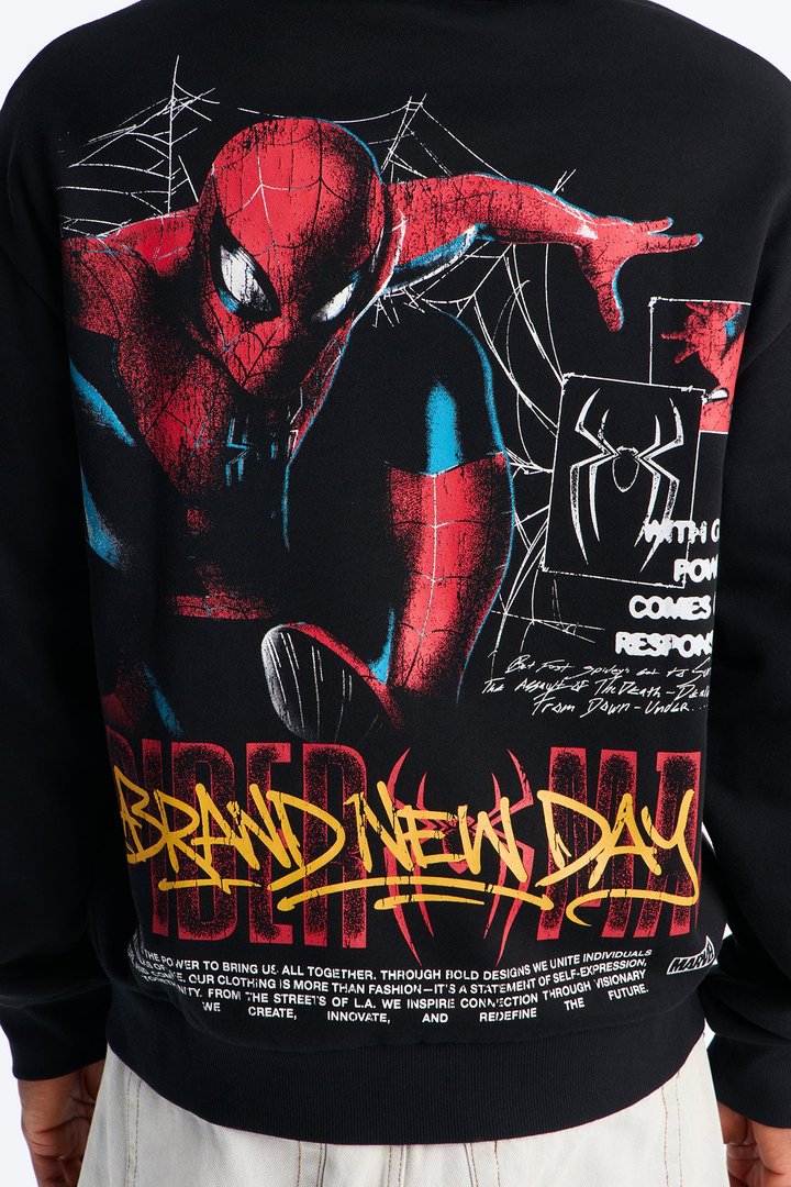 Spider Man Brand New Day Zip Up Hoodie - Black/combo