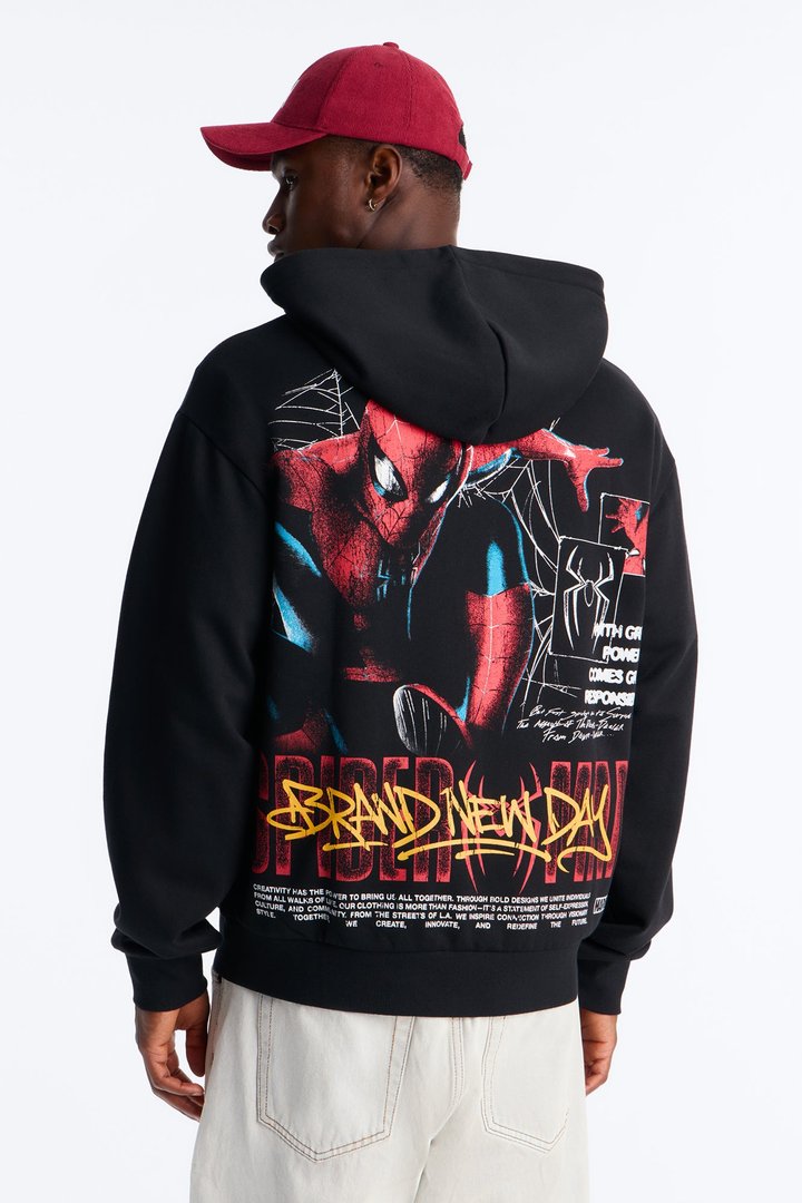 Spider Man Brand New Day Zip Up Hoodie - Black/combo