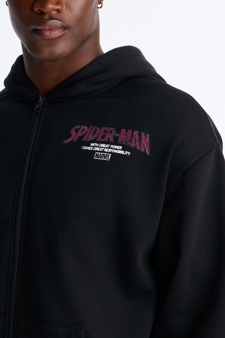 Spider Man Brand New Day Zip Up Hoodie - Black/combo