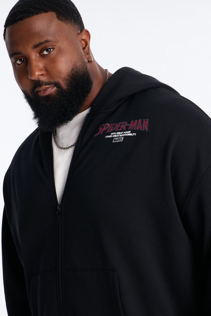 Spider Man Brand New Day Zip Up Hoodie - Black/combo