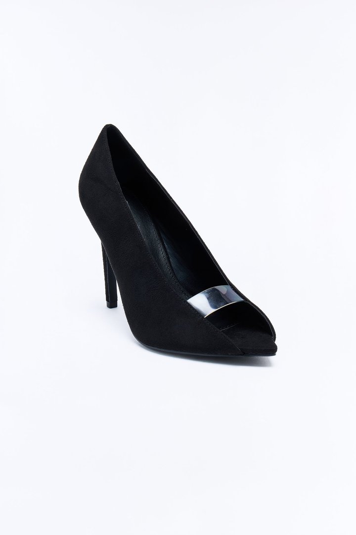 Made Famous Suede Pumps - Black