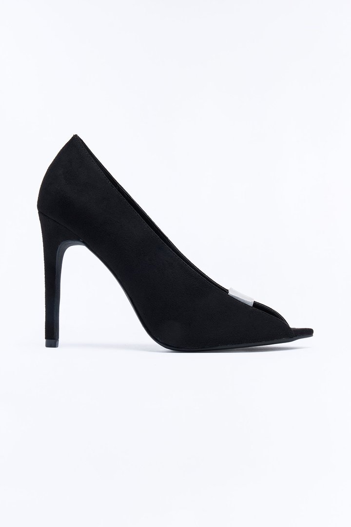 Made Famous Suede Pumps - Black