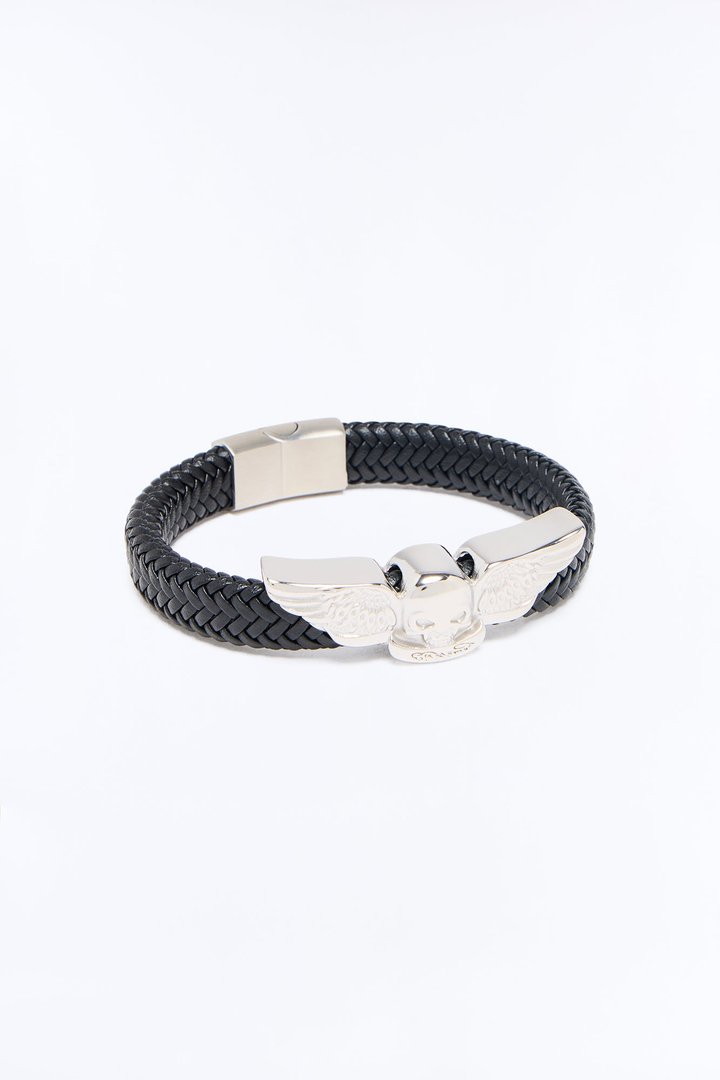 Ed Hardy Cord Bracelet - Silver
