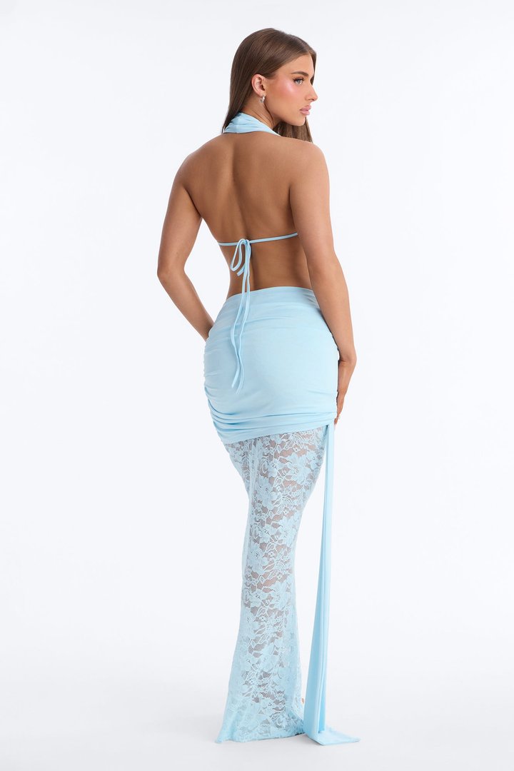 Kimora Lace Maxi Dress - LightBlue