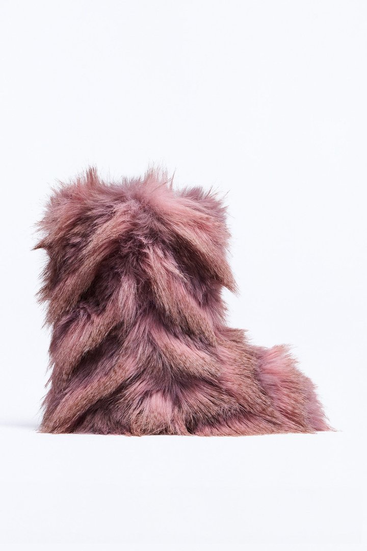 Chilly Days Booties - Blush/combo
