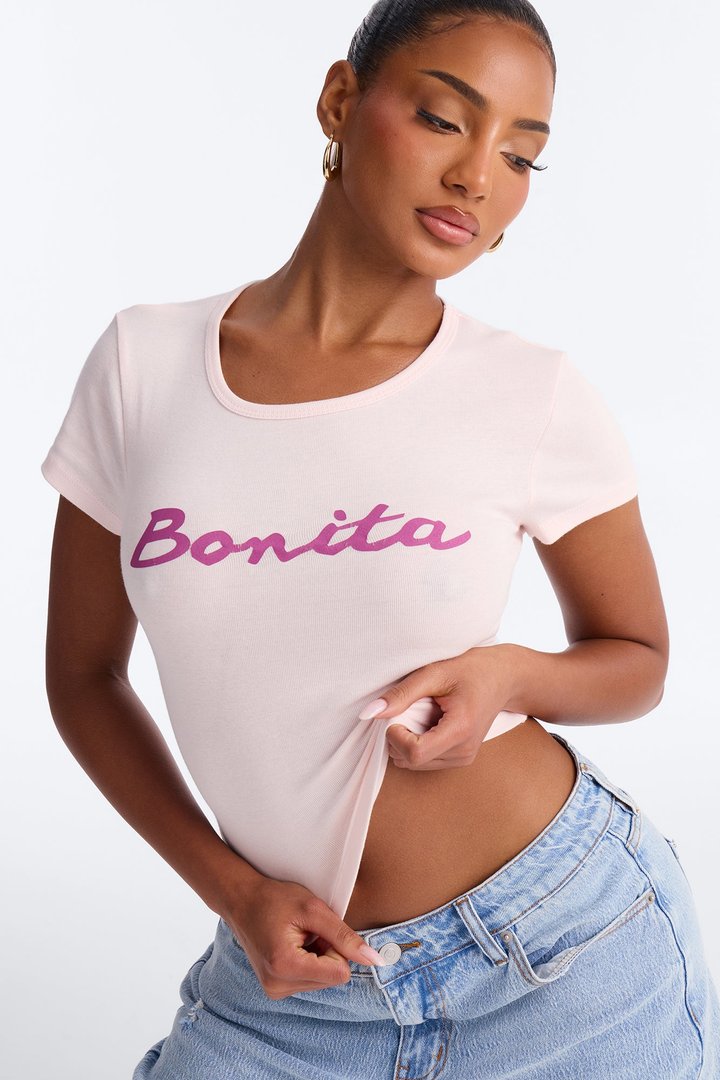 Feeling Bonita Baby Tee - Light Pink