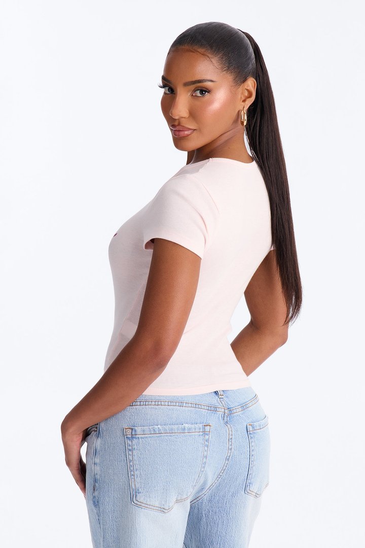 Feeling Bonita Baby Tee - Light Pink