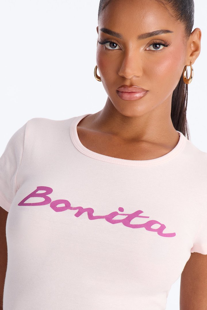 Feeling Bonita Baby Tee - Light Pink