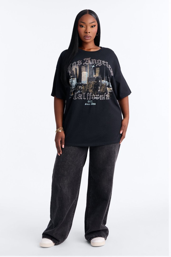 LA Downtown Dreamer Tee - Black