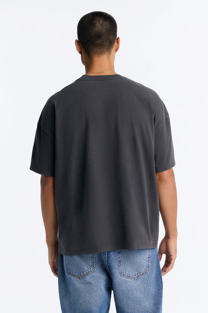 Not Your Ex Vintage Boxy Short Sleeve Tee - Black